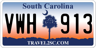 SC license plate VWH913