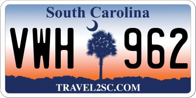 SC license plate VWH962