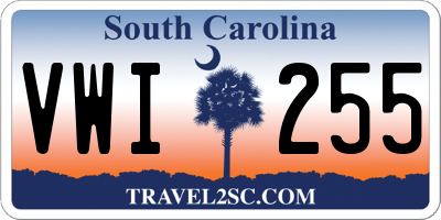 SC license plate VWI255