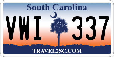 SC license plate VWI337