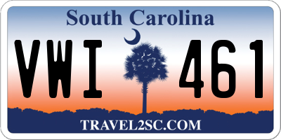 SC license plate VWI461