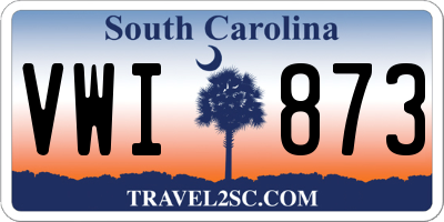SC license plate VWI873