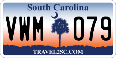 SC license plate VWM079