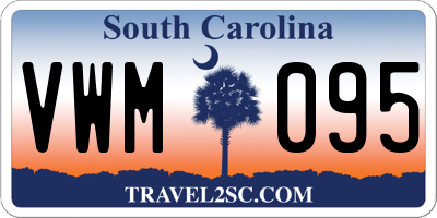 SC license plate VWM095