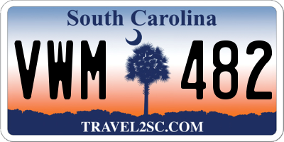 SC license plate VWM482