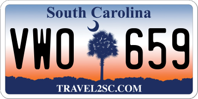 SC license plate VWO659