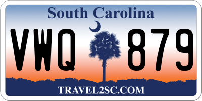 SC license plate VWQ879