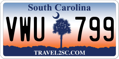 SC license plate VWU799