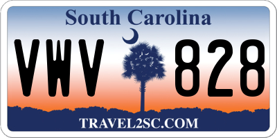 SC license plate VWV828