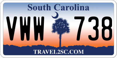 SC license plate VWW738