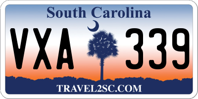 SC license plate VXA339