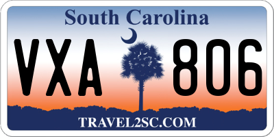 SC license plate VXA806