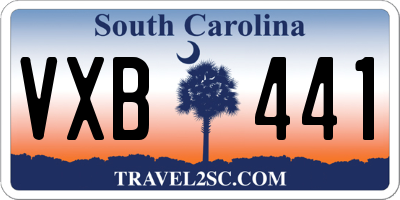 SC license plate VXB441