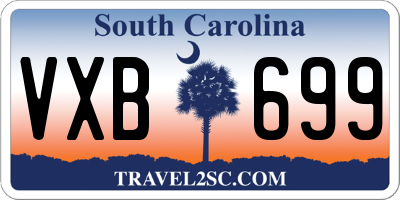 SC license plate VXB699