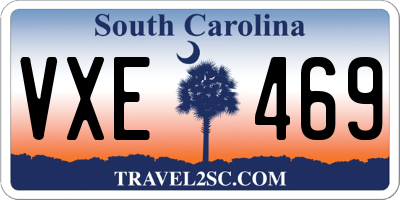 SC license plate VXE469