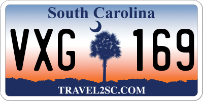 SC license plate VXG169