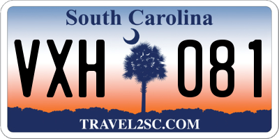 SC license plate VXH081