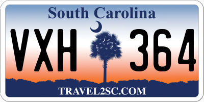 SC license plate VXH364