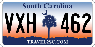SC license plate VXH462
