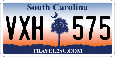 SC license plate VXH575