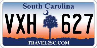 SC license plate VXH627