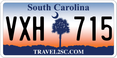 SC license plate VXH715
