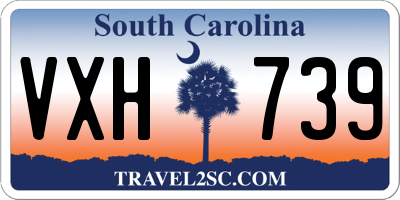SC license plate VXH739