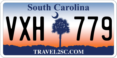 SC license plate VXH779