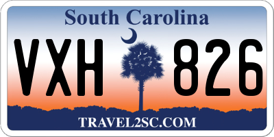 SC license plate VXH826