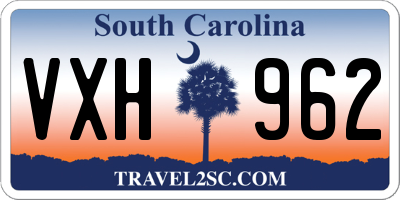 SC license plate VXH962