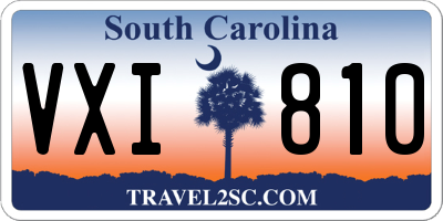 SC license plate VXI810