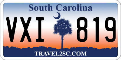 SC license plate VXI819
