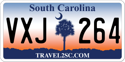 SC license plate VXJ264
