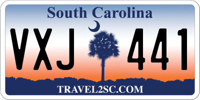 SC license plate VXJ441