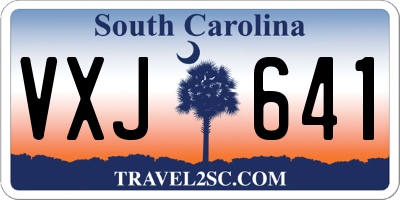 SC license plate VXJ641
