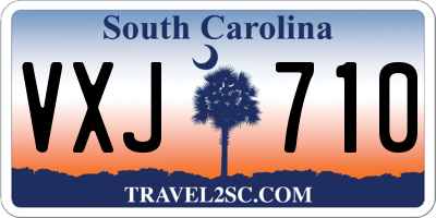 SC license plate VXJ710