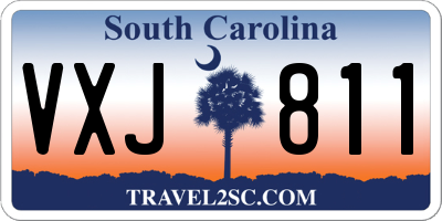 SC license plate VXJ811