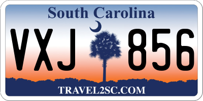 SC license plate VXJ856