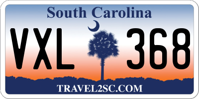 SC license plate VXL368