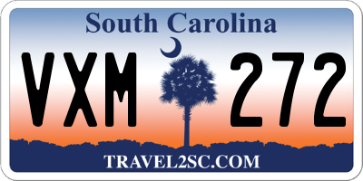 SC license plate VXM272
