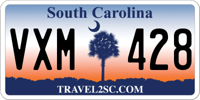 SC license plate VXM428