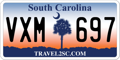 SC license plate VXM697