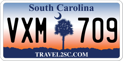 SC license plate VXM709