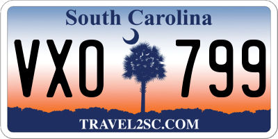SC license plate VXO799