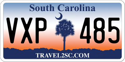 SC license plate VXP485