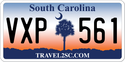 SC license plate VXP561