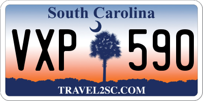 SC license plate VXP590