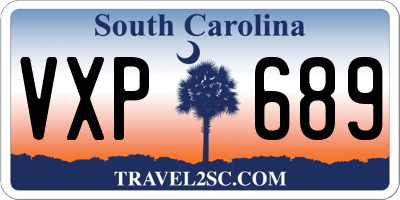 SC license plate VXP689