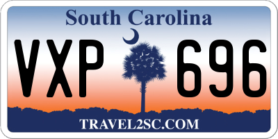 SC license plate VXP696