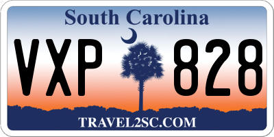 SC license plate VXP828
